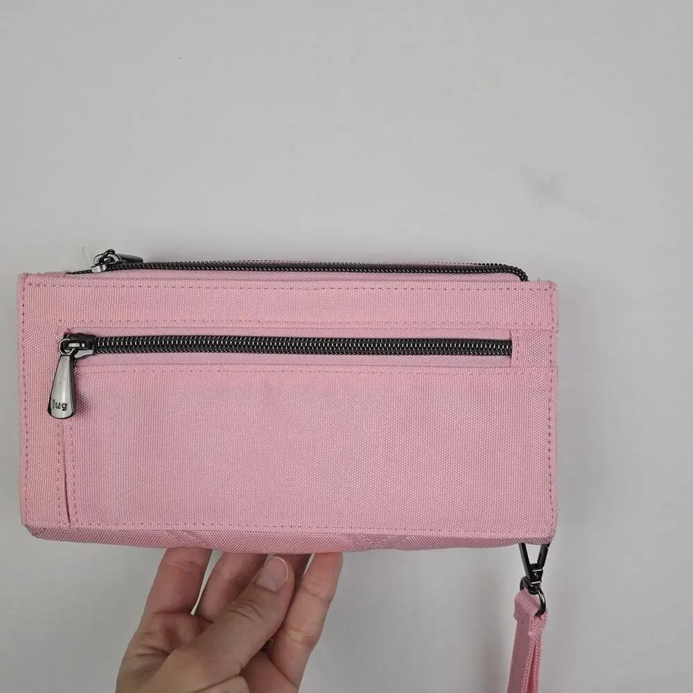 Lug‎ Arabesque Zip Wallet In Pink. New With Tag.